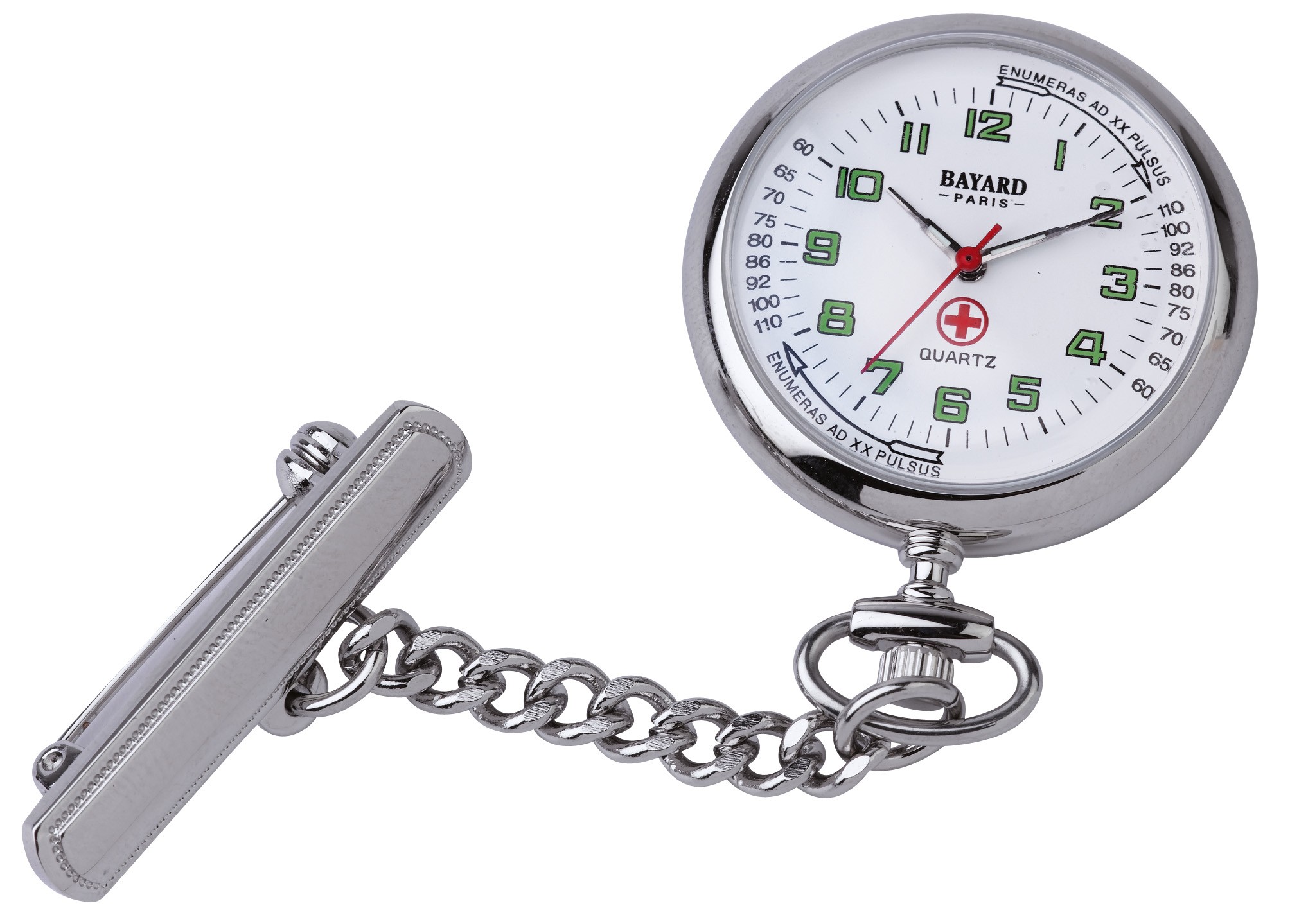 MONTRE A GOUSSET,YELLOW--Montres'infirmière en silicone souple pour