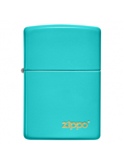 Briquet Zippo Logo - Flat Turquoise