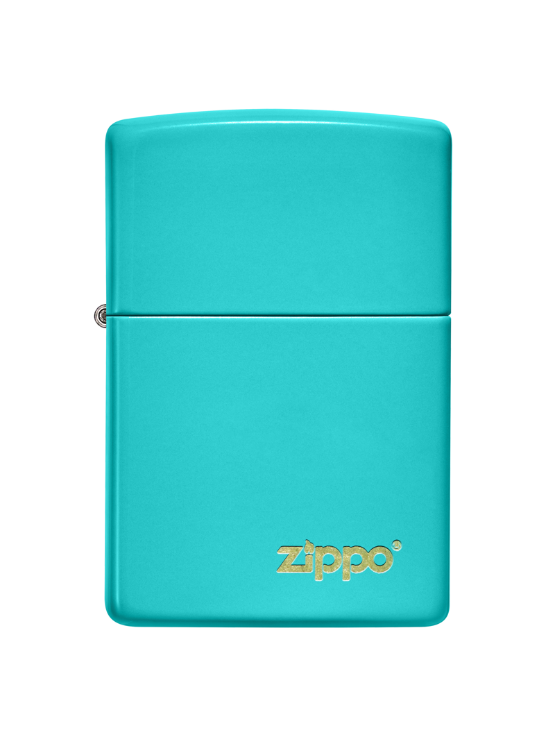 Briquet Zippo Logo - Flat Turquoise
