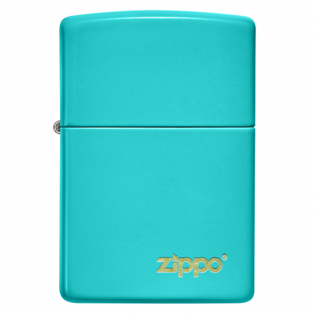 Briquet Zippo Logo - Flat Turquoise