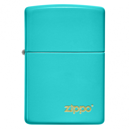 Briquet Zippo Logo - Flat Turquoise