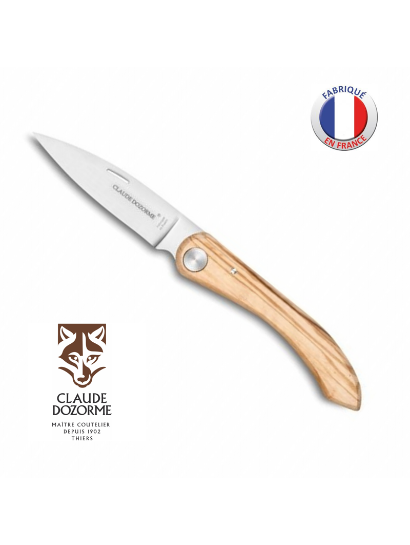 Couteau Le Capucin de nos campagnes - Claude Dozorme - Bois d'Olivier