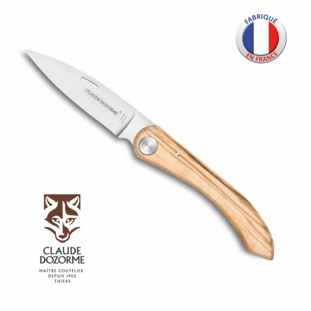 Couteau Le Capucin de nos campagnes - Claude Dozorme - Bois d'Olivier