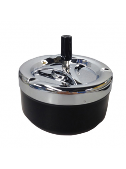 Cendrier à poussoir - Noir