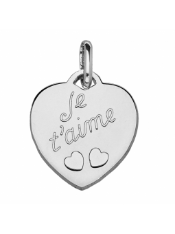 Pendentif argent  coeur...