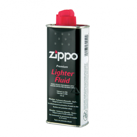 Pack Complet Briquet Zippo Brushed Avec Mèche Essence Coton Et Pierres