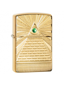 Zippo Œil de la Providence Design - Doré