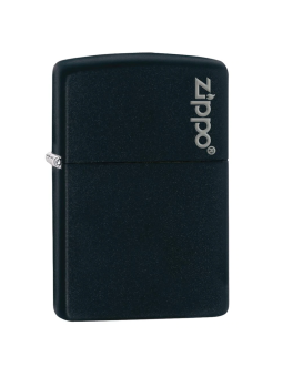 Briquet Black Mattle - Zippo - Logo