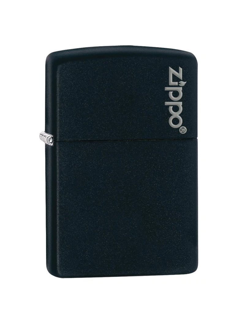 Briquet Black Mattle - Zippo - Logo