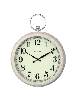 Pendule murale métal -...