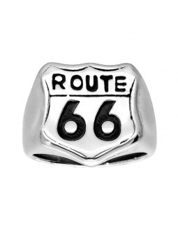 Bague Acier Route 66