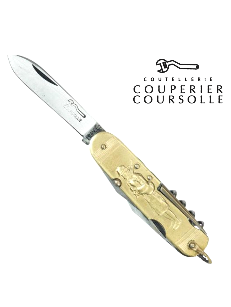 Couteau Le Pradel corne AU SABOT 3 pièces