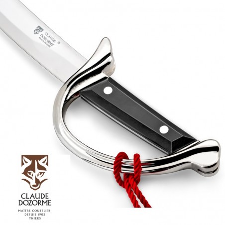 Sabre à champagne Prestige Lassalle - Manche Micarta noir - Socle acajou