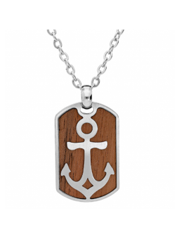 Collier Encre Marine -...