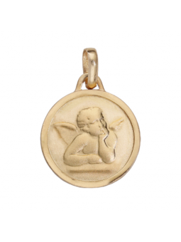 Médaille - plaqué or - Ange