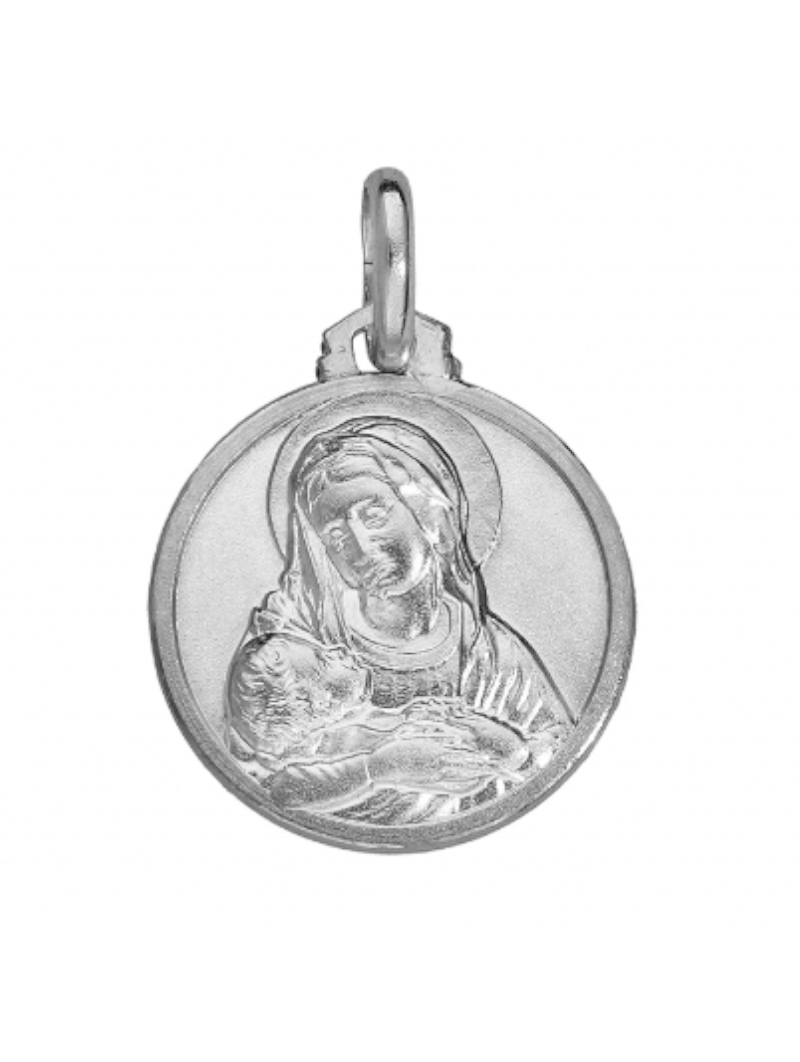 Médaille Vierge De Lorette En Argent Sterling 925 - Dimensions 11 Mm - Patronne De L'aéronautique