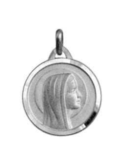 Médaille ronde Vierge - Argent