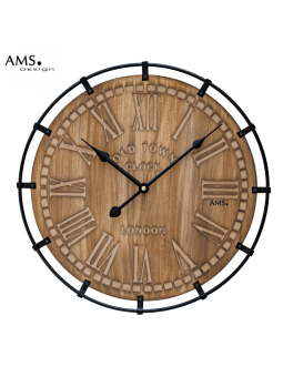 Pendule Bois & Métal...