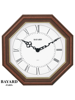 Pendule Bois octogonale -...