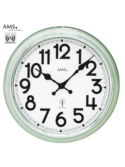 Pendule  Métal vert amande...