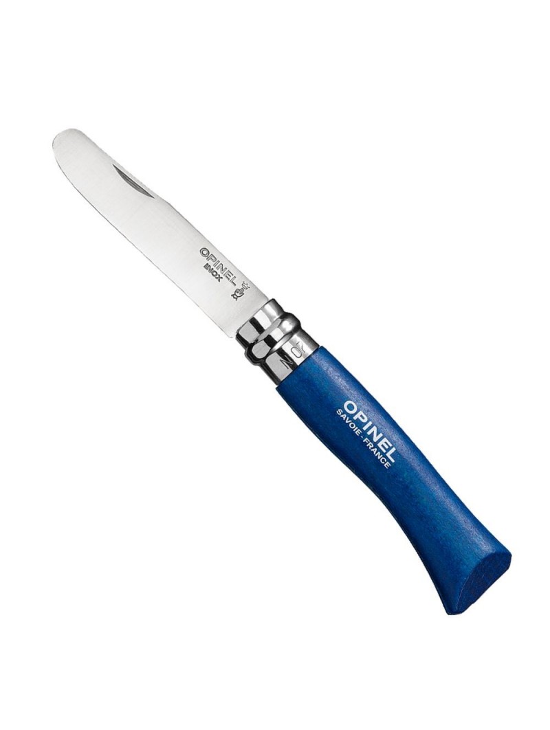 Opinel n°7 Bout rond bleu