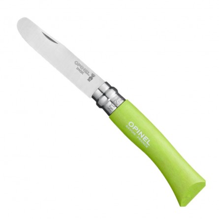 Opinel n°7 Bout rond vert Pomme
