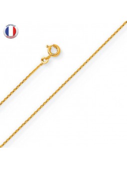 Chaîne plaqué or - Maille...