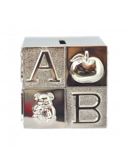 Tirelire cube avec motif...