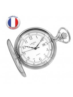 Montre de Poche couvercle Chromée - Fabrication Française