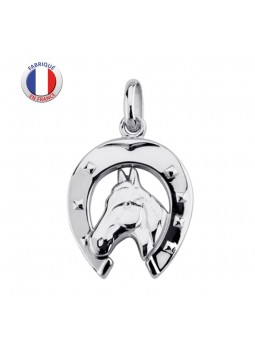 Fer à cheval pendentif argent massif - GL ALTESSE - Fabicant français