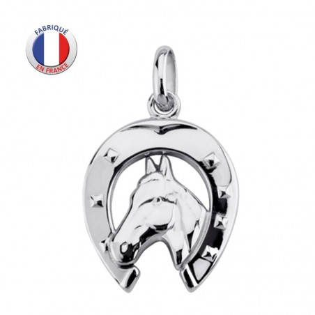 Fer à cheval pendentif argent massif - GL ALTESSE - Fabicant français