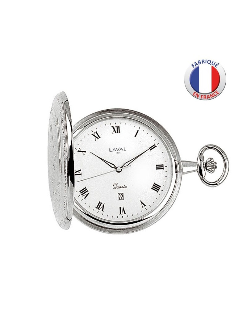 Montre de poche couvercle - Fabrication Française - LAVAL Paris