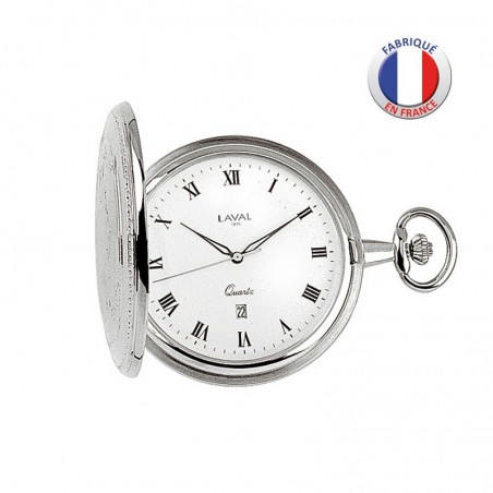 Montre de poche couvercle - Fabrication Française - LAVAL Paris