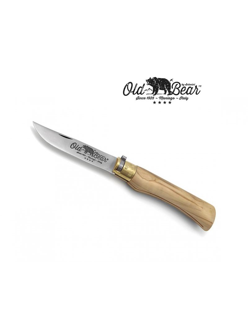 Couteau OLD BEAR -Bois d' Olivier - Taille L