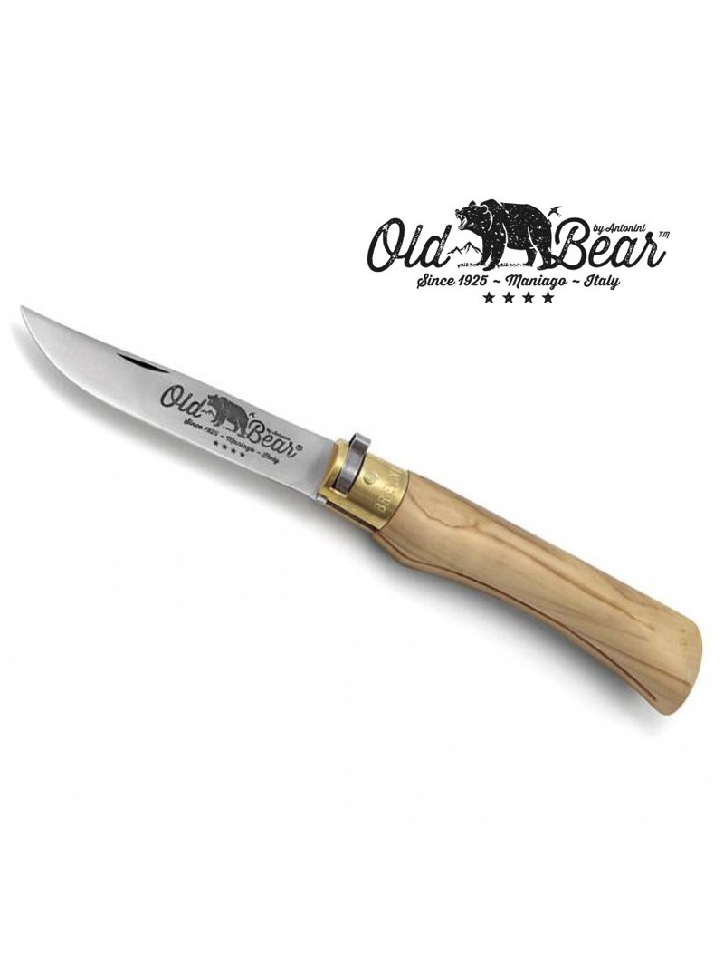 Couteau OLD BEAR -Bois d' Olivier - TailleXL