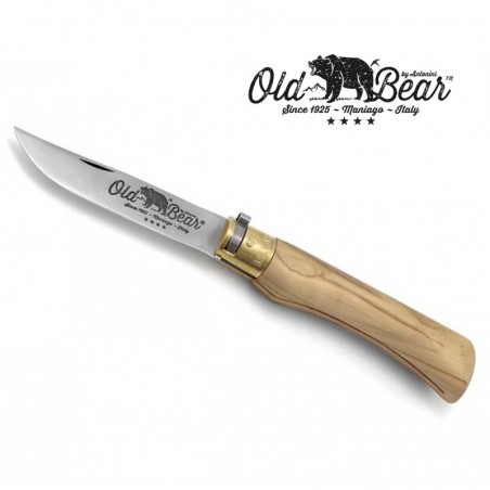 Couteau OLD BEAR -Bois d' Olivier - TailleXL