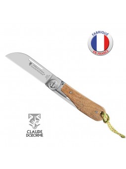 Couteau LONDON - Claude Dozorme - Bois Teck - Ancre Marine