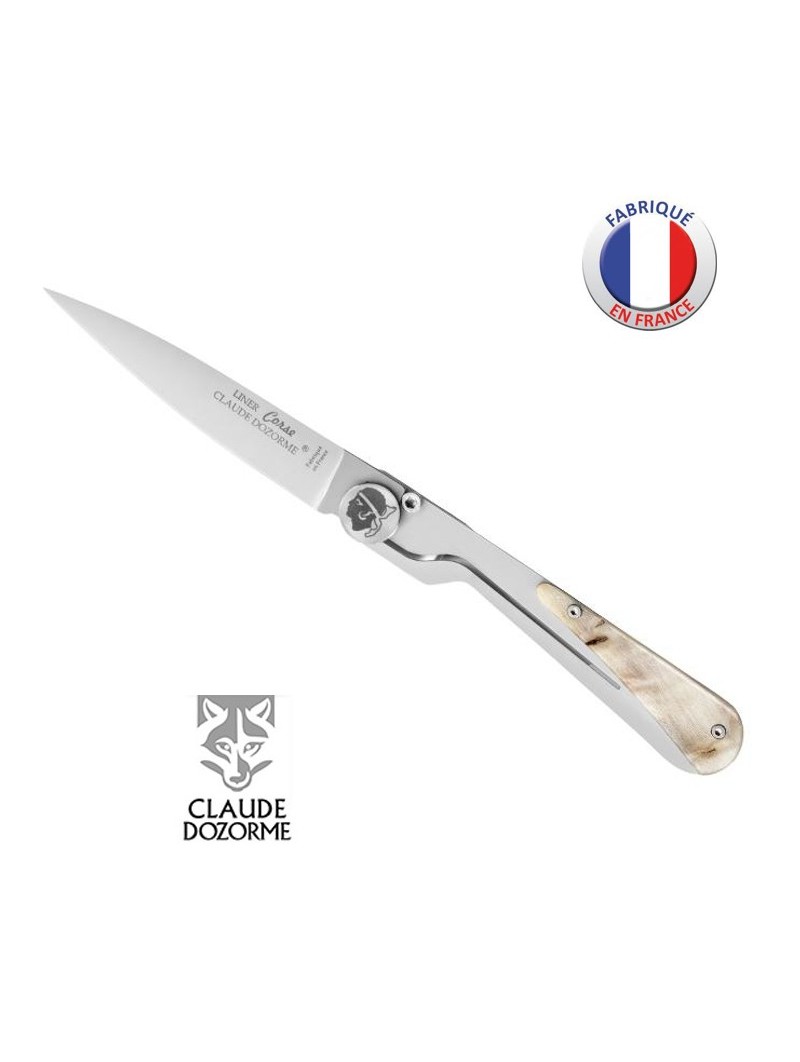 Couteau CORSE - Claude Dozorme - Corne de Bélier - Tête de Maure