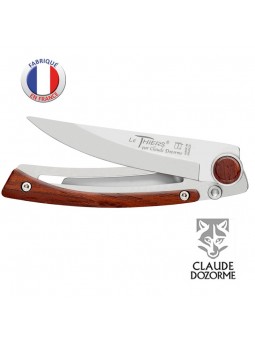  Couteau Liner Lock Laguiole - Claude Dozorme - Bois Vallernia