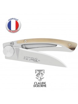  Couteau Liner Lock Le Thiers - Claude Dozorme - Corne Blonde