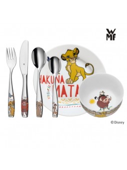 Couverts enfant Le Roi Lion - WMF - Assiette et bol en porcelaine