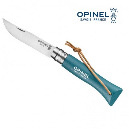 OPINEL N°6 turquoise - Lien baroudeur