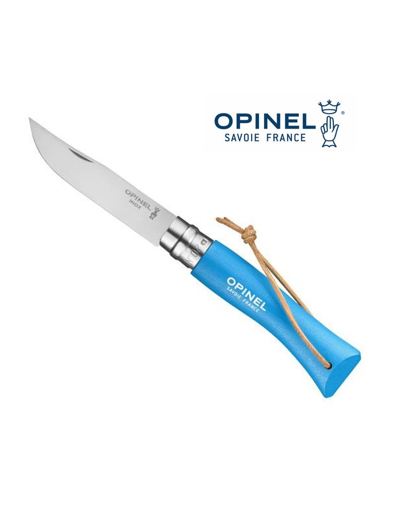 OPINEL N°7 cyan - Lien baroudeur