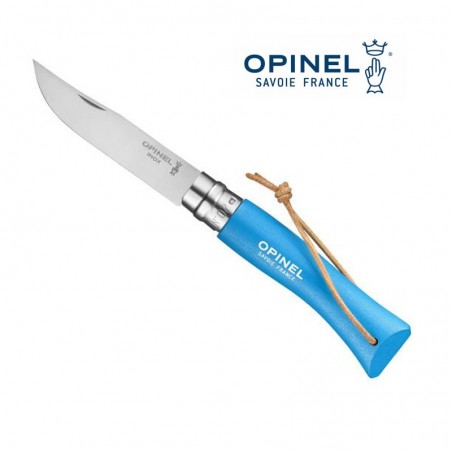 OPINEL N°7 cyan - Lien baroudeur