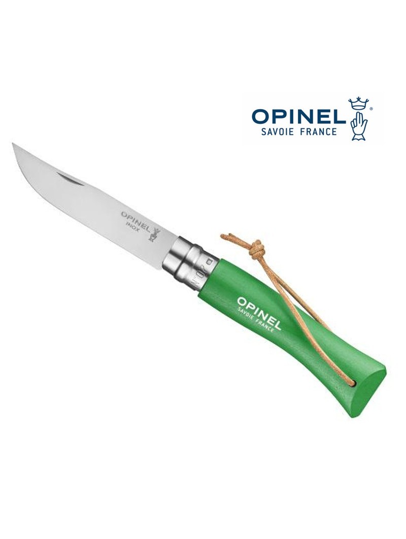 OPINEL N°7 vert prairie - Lien baroudeur