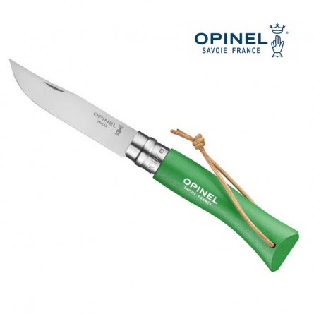 OPINEL N°7 vert prairie - Lien baroudeur OPINEL N°7 vert prairie - Lien baroudeur