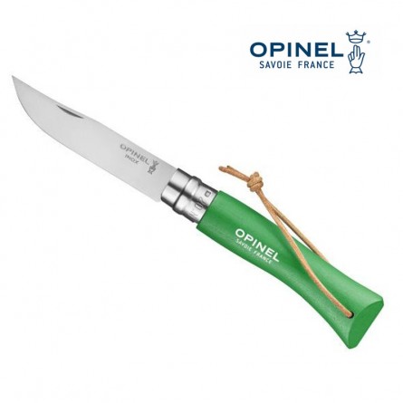 OPINEL N°7 vert prairie - Lien baroudeur