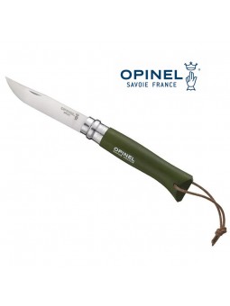 Opinel n°8 kaki - Lien...