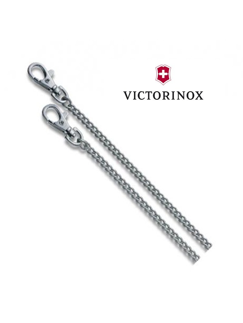 CHAINETTE VICTORINOX MAILLE NICKELEE 40CM