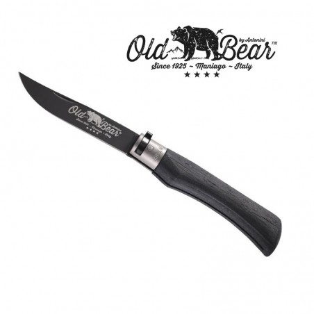 Couteau OLD BEAR S - Virole grise - Bois d'ayous